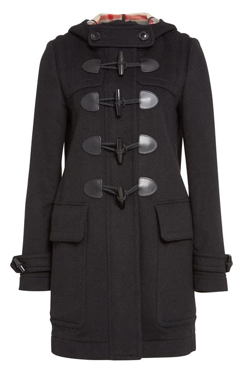 burberry brit finsdale|Burberry Finsdale Wool Duffle Coat .